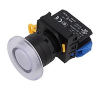 YW1L-A4E10QM3PW Interruttore: Pressione 22mm Asta.Pos: 2 NO bianco LED IP65 f...