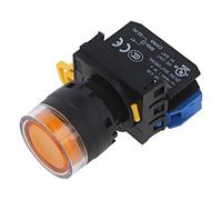 YW1L-AF2E10Q4A Interruttore: Pressione 22mm Asta.Pos: 2 NO LED arancione IP65...