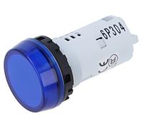 YW1P-1BUQM3S Spia di controllo 22mm YW -20-55°C Bel: LED Ø22,5mm IP65 blu IDEC