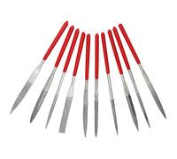 YWBL-WH 10 Pezzi Set di Lime Ad Ago Kit di Lime per Modellare Elettrolitico Mini Strumenti di Macinazione Piatti per Legno, Metallo, Vetro, Ceramica, Creazione di Gioielli, Lavorazione del (5 * 180mm