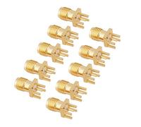 YWBL-WH 10 Pz Connettore Jack Femmina SMA, 50 Ohm SMA Connettore PCB Mount Adapter Connettori RF Ottone