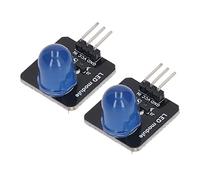 YWBL-WH 10pcs Modulo LED Chip Glow Bulb 10 Mm 3,3 V-5 V per Decorazione a Casa, Piastra di Luce Decorativa (MRB050E Blu)