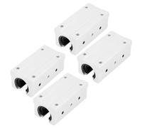 YWBL-WH 4 cuscinetti a sfera lineari SBR20LUU 20 mm, in lega di alluminio, cuscinetti lineari aperti, blocco scorrevole