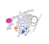 YWBL-WH 80 Pezzi in Plastica Ingranaggi Puleggia Ingranaggi Set Kit per Robot Fai da Te Motore Auto Giocattolo, Modello Assortito Parti Tecnologiche con 10 di a Strato Singolo 14 a Doppio Strato, (#6)