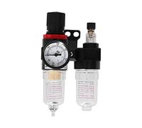 YWBL-WH AFC2000 Processore di Sorgente D'Aria Pneumatica, 1/4in NPT Scarico | Combinazione di trappola per umidità e nebbia d\'olio, filtraggio del particolato da 5 micron, collettore modulare in