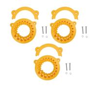 YWBL-WH Affilatore per Punte da Trapano, Fori Guida 2-13 Mm | Sagoma per Smerigliatrice Angolare, Plastica ABS, Uso Fai Da Te in Officina, Adatta per Smerigliatrici Da 100 Mm e 115 Mm,