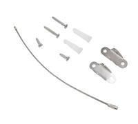 YWBL-WH Ancoraggi per Mobili, Confezione da 2 Cinghie in Metallo Antiribaltamento per la Protezione dei Bambini, Antisismica per la Sicurezza dei Bambini con Acciaio Inossidabile, per