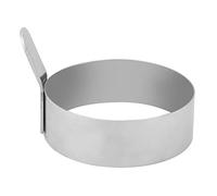 YWBL-WH Anello per Pancake in Acciaio Inossidabile Stampo per Uova Fritte Anello Rotondo per Uova per Colazione per Frittata per Prosciutto Al Formaggio (L)