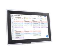 YWBL-WH Calendario Digitale 15,6 Pollici Smart Family Planner con Display Elettronico Touchscreen Montabile a Parete WiFi 32 GB per Cornice Fotografica per L'organizzazione Domestica