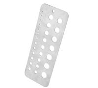 YWBL-WH Calibro per Trapano in Acciaio Inossidabile Indice di 29 Dimensioni con Design del Foro Sospeso per la Misurazione del Diametro del Filo del Bullone Strumento Durevole per il Miglioramento