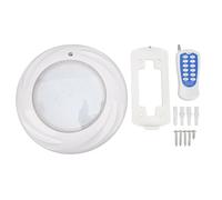 YWBL-WH Cambiamento di Colore Subacqueo della Luce della Piscina a LED RGB da 18 W con Telecomando IP68 7 Colori per Fontane, Cascate Materiale ABSPC