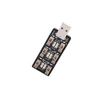 YWBL-WH Caricabatterie a 6 da USB a 3,8 V, Materiale ABS, Ricarica Efficiente con Indicatori LED per Batterie LiPo, Ideale per Dispositivi RC e Droni