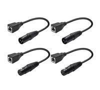 YWBL-WH Cavo Adattatore XLR RJ45 a 3 Pin, Convertitore Ethernet Compatibile per Illuminazione Scenica, Set di Installazione Semplice di Alta qualità (YWBL-WHdy4wae530v-L6422-4)