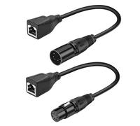 YWBL-WH Cavo Adattatore XLR RJ45 a 3 Pin, Convertitore Ethernet Compatibile per Illuminazione Scenica, Set di Installazione Semplice di Alta qualità (YWBL-WHdy4wae530v-L6422-1)