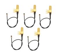YWBL-WH Cavo Prolunga RF 5PCS SMA Gomito Antenna Pigtail 50 Ohm Piastra