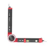 YWBL-WH Cercatore di Angolo del Goniometro per Troncatrice con Livella a Bolla, Struttura in ABS per Strumenti di Misurazione Accurati per Falegnami e Idraulici (#1)