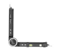 YWBL-WH Cercatore di Angolo del Goniometro per Troncatrice con Livella a Bolla, Struttura in ABS per Strumenti di Misurazione Accurati per Falegnami e Idraulici (#2)