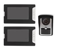 YWBL-WH Citofonico Campanello Video Intelligente con Design Ultra Sottile 16 Campanelli Schermo LCD Visione Notturna Telecamera a Infrarossi Citofono Vivavoce per la Sicurezza Domestica (Unione