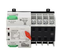 YWBL-WH Commutatore di Trasferimento Automatico a Doppia Potenza Selettore Elettrico Shell PC 4P 32A AC 400V Trasferimento Automatico e Manuale a Doppia Potenza per Controllo Industriale (40A)