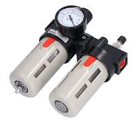 YWBL-WH Compressed Air Filter Regulator, 0.05-0.85MPa Hydraulic BFC4000 | Gruppo separatore di nebbia d\'olio, porta NPT da 1/4 pollice, scarico semiautomatico, filtrazione da 40 micron, elemento