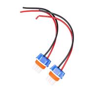 YWBL-WH Connettore Femmina in Ceramica a Doppio Slot 9005 con Filo, ABS di Alta qualità, Facile Installazione Fai-te per Applicazioni Automobilistiche e Industriali