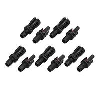 YWBL-WH Connettore Terminale Pannello Solare, Connettori con Nucleo Cavo in Rame PPO con di Bloccaggio A Scatto per Cablaggio da 2,5 Mm²-6 mm², Corrente Nominale 30 A per Connessioni Pannello