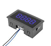 YWBL-WH Contatore Digitale, Contatore Automatico DC LED a 4 Cifre Display, Verso Il Basso più Il Misuratore di Conteggio del Pannello Meno con Cavo (Blue)