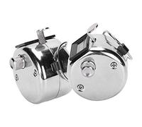 YWBL-WH Contatore Manuale, Contatore Manuale in Acciaio Inossidabile con Manopola in Metallo, Display Chiaro da 0 a 9999, Quadrante di Ripristino da Premere per Contare per Inventario dell'officina