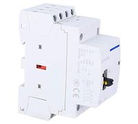 YWBL-WH Contattore CA, Contattore Modulare 4P 25A AC230V Interruttore di Controllo Manuale, Ultra Silenzioso a Basso Consumo, Controllo del Carico Domestico su Guida DIN per Quadri Elettrici