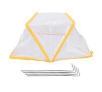 YWBL-WH Copertura per Piante Protezione Antigelo, Copertura Antigelo per Piante in Plastica Trasparente Pieghevole 49 X 38 X 22 Cm con Picchetti Protezione Riutilizzabile per da Giardino all'aperto