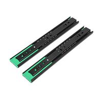 YWBL-WH Corsia Scorrevole per Cassetto in Acciaio Laminato a Freddo 30.5cm, con Cuscinetto a Sfera e Ammortizzatore Idraulico, per Carico Massimo 35kg, Montaggio Laterale