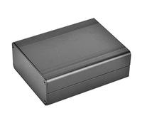 YWBL-WH Custodia in Lega di Alluminio, Scatola di Progetto Elettronica Pressofusa con Superficie Nera Ossidata, per Decodificatore Controller PCB Protezione Contro il Tuono Fai da Te