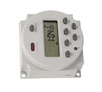 YWBL-WH Dispositivo Programmabile con Interruttore Orario Ad Alta Precisione, Controllo Elettronico con Intervallo di Impostazione da 1 S a 168 Ore, 8 Programmi On/off Giornalieri per (220 V CA)