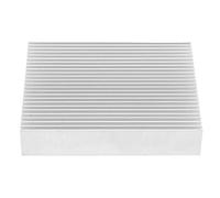 YWBL-WH Dissipatore di Calore in Alluminio Radiatore di Raffreddamento Raffreddatore CPU Q80x20x100 Alluminio per CPU e Componenti di Controllo Industriale, Struttura in Metallo, Dissipazione del