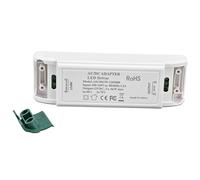 YWBL-WH Driver di Alimentazione LED, Materiale ABS, 12V DC 36W 3A Regolato Universale per Illuminazione da Interni