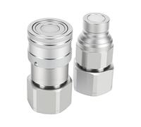 YWBL-WH Flat Face Hydraulic Quick Coupler, Heavy Duty Design | Resistente acciaio zincato, installazione semplice, compatibilità versatile, adattamento standard ISO, riduce al minimo le