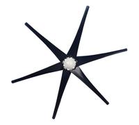 YWBL-WH Generatore di Eoliche, Piccolo Generatore Eolico a 6 Pale da 800 W con Alternatore a Rotore a Magneti Permanenti, per Barche Terrazze Cabine Mobili Ricarica (48V)