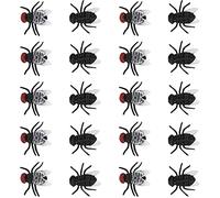 YWBL-WH Giocattolo di Mosca Simulato in Plastica, Perfetto per Feste di Halloween, Accessorio Modello da 20 Pezzi per Divertimento di Bambini e Adulti (Volare)