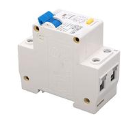YWBL-WH Interruttore Automatico Miniaturizzato 1P 20A Tipo A su Guida DIN | Interruttore di Protezione Contro le Perdite con sensibilità 30 MA, Potere di Interruzione 6 KA, Guscio in PA66, Sicurezza