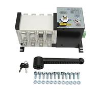 YWBL-WH Interruttore di Trasferimento Automatico a Doppia Alimentazione Interruttore di Commutazione Generatore in Lega di Alluminio ABS 4P 160A AC400V Livello PC per Alimentazione di Backup Home