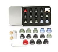 YWBL-WH Kit Comparatore di Ricarica Attrezzatura in Lega di Alluminio Strumento di Misurazione del Calibro per il Controllo della Maggior Parte dei Colli di Bottiglia Dai Calibri da .17