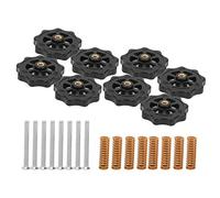 YWBL-WH Kit di Livellamento a Molla per Stampante 3D, Componenti Durevoli in Plastica, Viti a Dado M4 di Facile Installazione per Utenti CR10 Ender 3