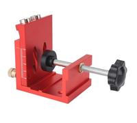 YWBL-WH Kit di Strumenti per Maschere per Fori Tascabili, Struttura in Lega di Alluminio, Guida per Trapano Multifunzione per la Lavorazione del Legno con 26 Accessori per Progetti di Falegnameria