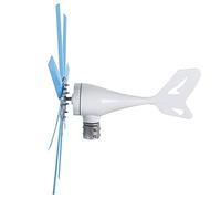 YWBL-WH Kit Generatore Eolico Generatore Eolico in Lega di Alluminio 200W DC12V 8 Pale con Controller Magnete Permanente Trifase per Lampioni Agricoli Uso Marino Fuori Rete (DC24V)