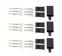 YWBL-WH Kit Servo Plug 50 Pezzi, Terminali Maschio Femmina Placcati Oro, Facile da Montare per Test Elettronici e Aeromodellismo