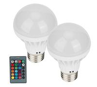 YWBL-WH Lampada a Lampadina RGB da 3 W, Luce LED Dimmerabile Che Cambia Colore, Telecomando per la Creazione di un'atmosfera Domestica