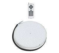 YWBL-WH Lampada Subacquea Impermeabile IP68 per Piscina con Telecomando LED RGB 18W per Piscine, Acquari e Vasche da Bagno (18W)