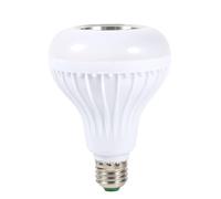 YWBL-WH Lampadina LED RGB Altoparlante Musicale Bluetooth Intelligente Lampada Cambia Colore E27 12W con Telecomando per Soggiorno Bagno
