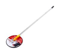 YWBL-WH Levigatrice su Asta, Testa per Levigatrice Radiale con Luce a LED da 9 Pollici con 5 Carte Abrasive, Asta Estensibile in Acciaio Inossidabile, Testa Rotante Multidirezionale per