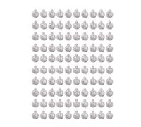 YWBL-WH Luce a Sfera a LED da 100 Pezzi, Luce LED Colorata a Risparmio Energetico Impermeabile per Feste, Matrimoni Ed Eventi